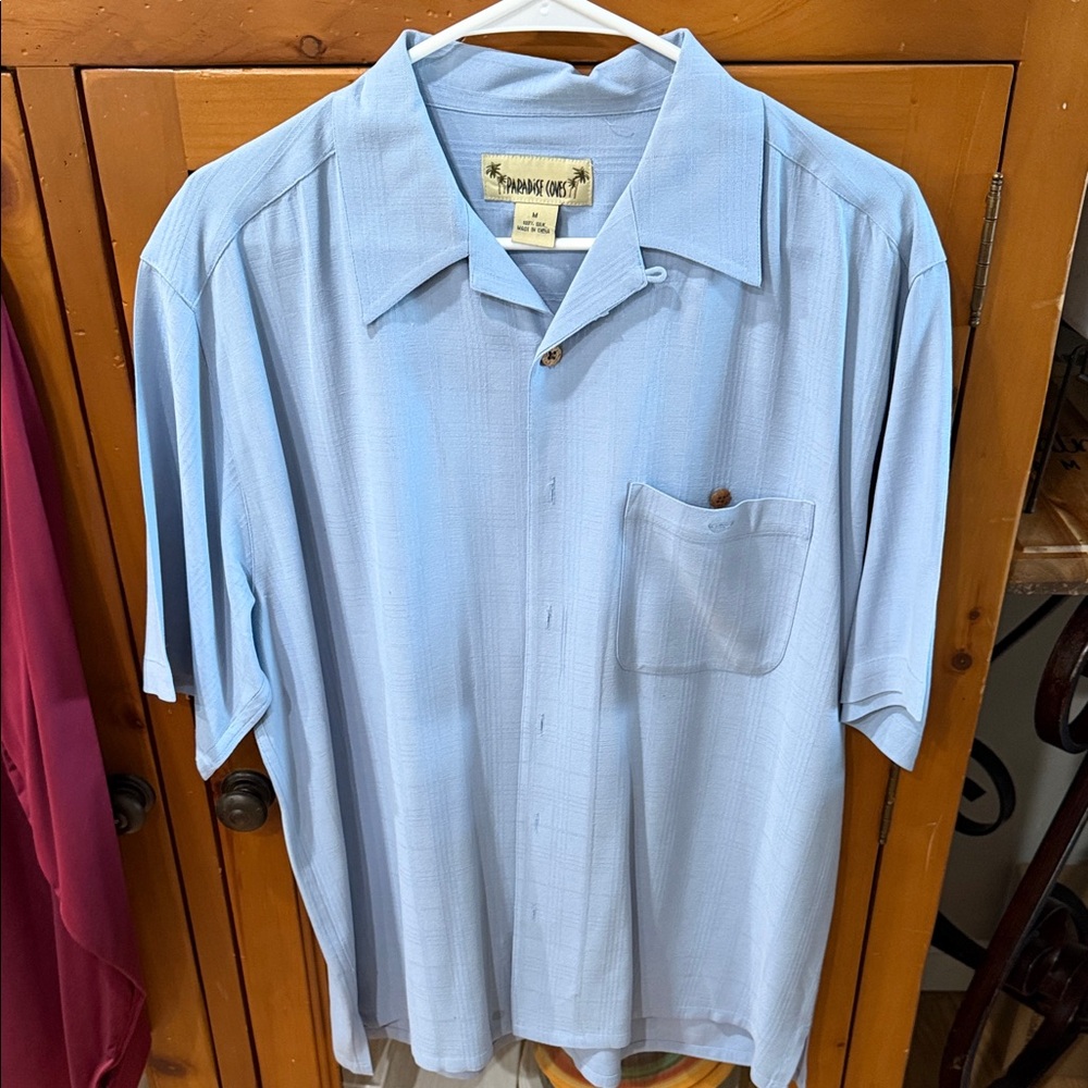 Tommy Bahama Sky Blue Casual Button Down Shirt